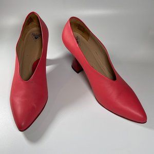 Fluevog "Ioni" pumps, red, size 8.5